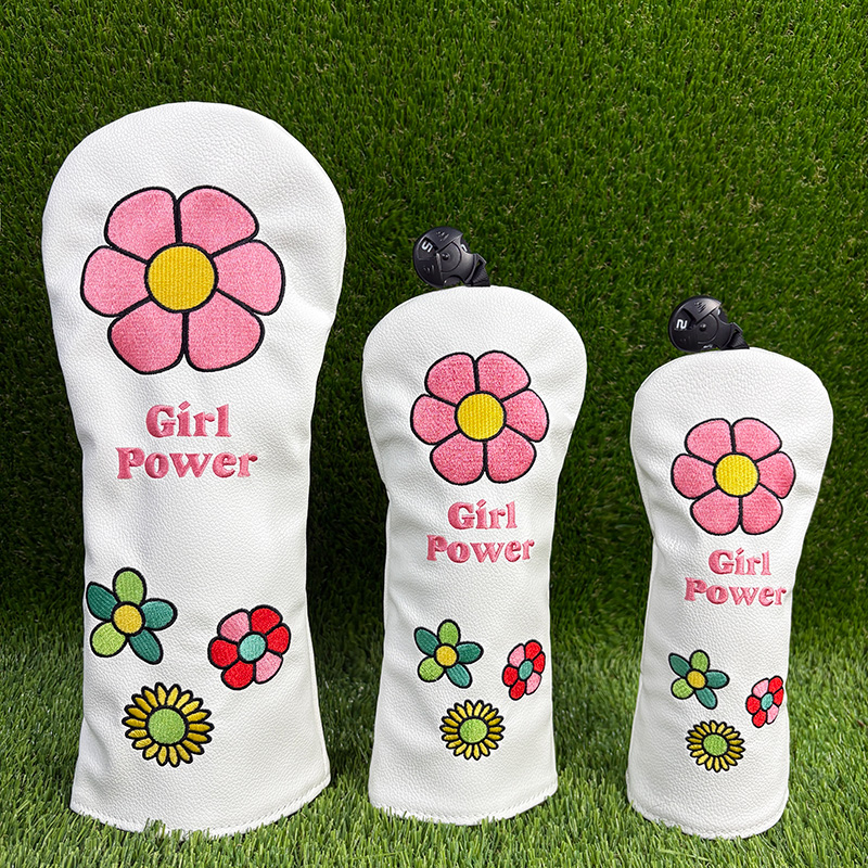 Golf Driver - Flower Golfer Geschenk Golf Club Headcovers