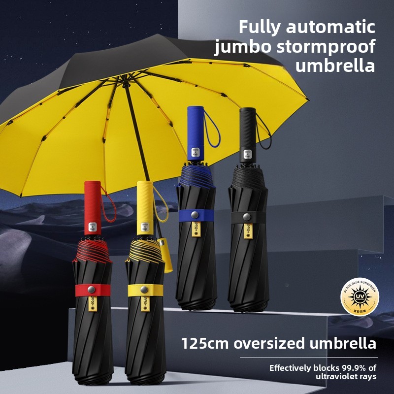 125CM Dreifach Faltbarer Doppe – Golf Umbrella Large Bewertung und Preis