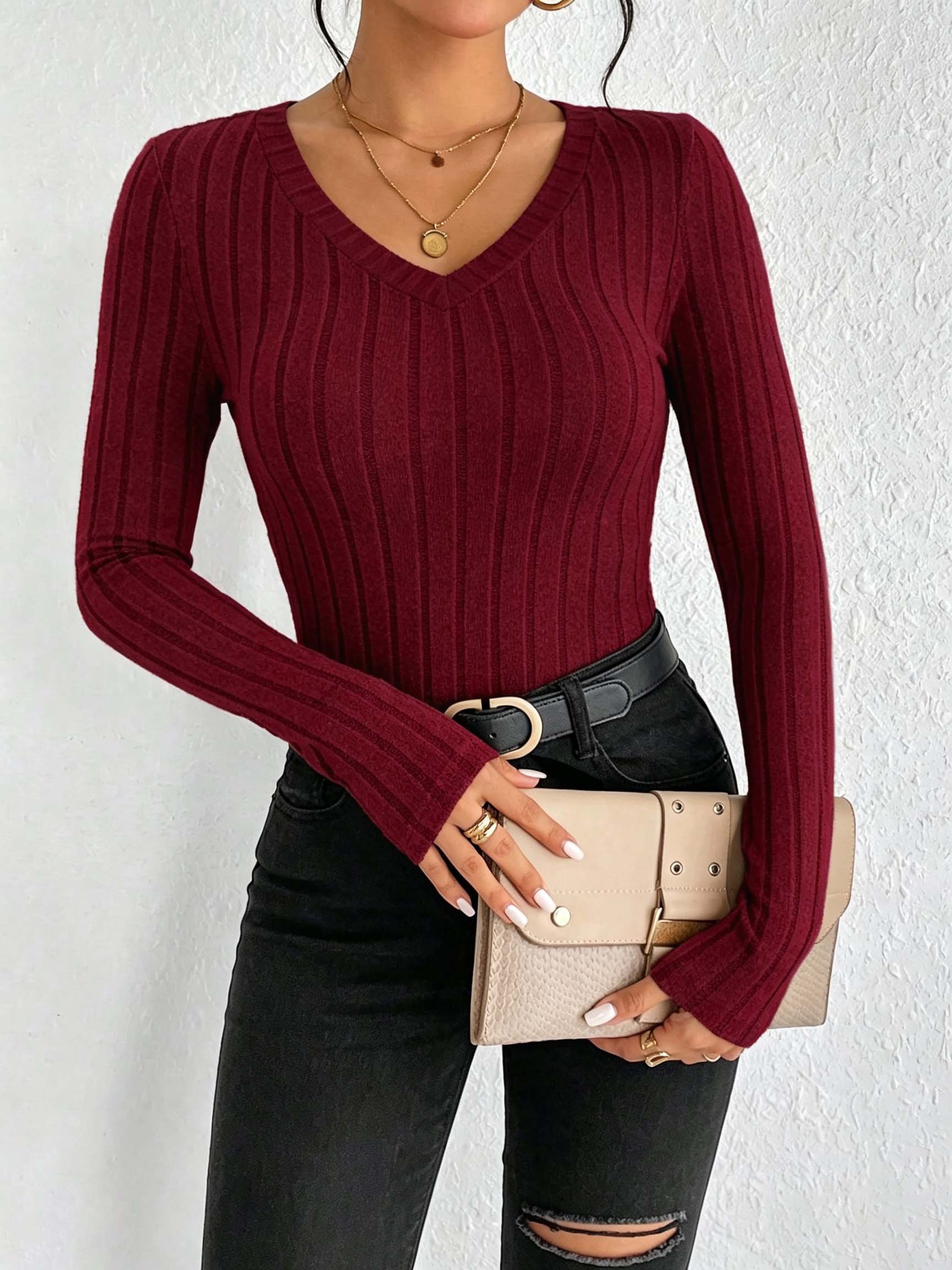 Damen-T-Shirt mit V-Ausschnitt – Golf Tees Bewertung und Preis